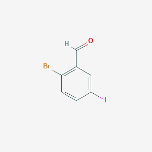 molecular formula C7H4BrIO B1440543 2-溴-5-碘苯甲醛 CAS No. 1032231-24-5