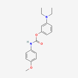 3-(Diethylamino)phenyl (4-methoxyphenyl)carbamate