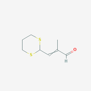 3-(1,3-Dithian-2-yl)-2-methylprop-2-enal