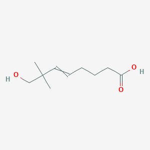 8-Hydroxy-7,7-dimethyloct-5-enoic acid