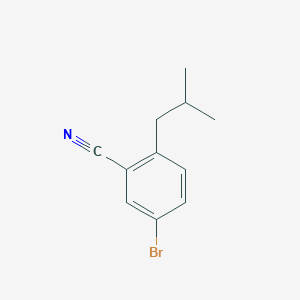 molecular formula C11H12BrN B1440545 5-Bromo-2-isobutylbenzonitrile CAS No. 856167-67-4