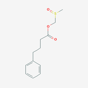 (Methanesulfinyl)methyl 4-phenylbutanoate