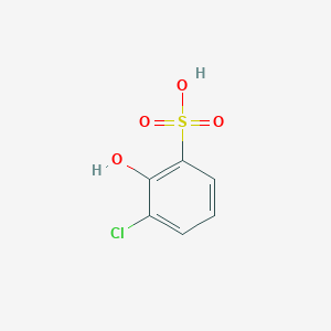 3-Chloro-2-hydroxybenzene-1-sulfonic acid