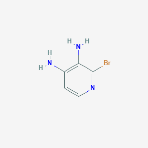 molecular formula C5H6BrN3 B1440548 2-溴吡啶-3,4-二胺 CAS No. 189230-41-9
