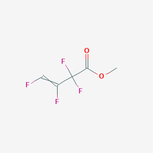 molecular formula C5H4F4O2 B14405487 Methyl 2,2,3,4-tetrafluorobut-3-enoate CAS No. 84195-41-5