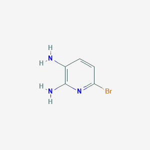 molecular formula C5H6BrN3 B144056 6-溴吡啶-2,3-二胺 CAS No. 129012-04-0