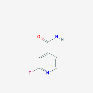 molecular formula C7H7FN2O B1440568 2-fluoro-N-methylpyridine-4-carboxamide CAS No. 1249200-26-7