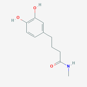 B144057 4-(3,4-dihydroxyphenyl)-N-methylbutanamide CAS No. 125789-92-6