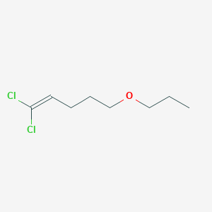 1,1-Dichloro-5-propoxypent-1-ene