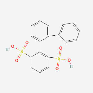 2-(2-Phenylphenyl)benzene-1,3-disulfonic acid