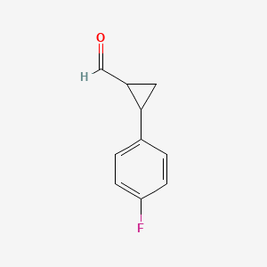 molecular formula C10H9FO B1440618 2-(4-氟苯基)环丙烷甲醛 CAS No. 372183-93-2