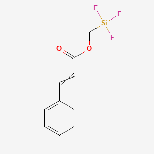 (Trifluorosilyl)methyl 3-phenylprop-2-enoate