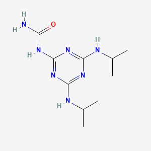 [4,6-Bis(propan-2-ylamino)-1,3,5-triazin-2-yl]urea