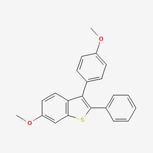 6-Methoxy-3-(4-methoxyphenyl)-2-phenyl-1-benzothiophene