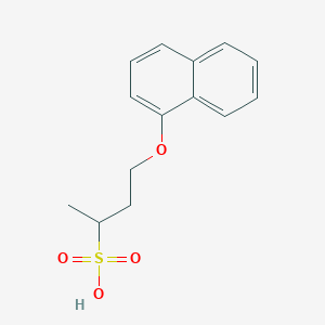 4-[(Naphthalen-1-yl)oxy]butane-2-sulfonic acid