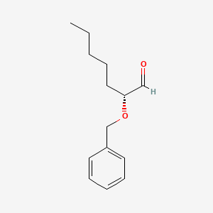 Heptanal, 2-(phenylmethoxy)-, (R)-