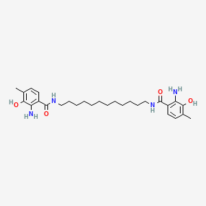 N,N'-(Dodecane-1,12-diyl)bis(2-amino-3-hydroxy-4-methylbenzamide)