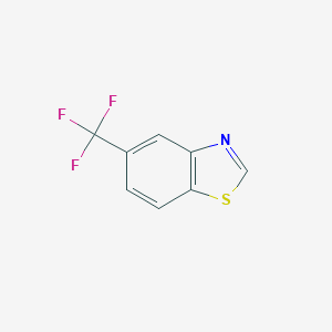 molecular formula C8H4F3NS B144063 5-(三氟甲基)-1,3-苯并噻唑 CAS No. 131337-62-7