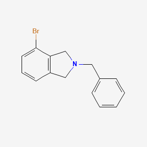 molecular formula C15H14BrN B1440630 2-Benzyl-4-bromoisoindoline CAS No. 923590-78-7