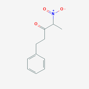 3-Pentanone, 4-nitro-1-phenyl-