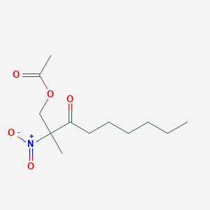 2-Methyl-2-nitro-3-oxononyl acetate