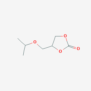 molecular formula C7H12O4 B14406359 4-{[(Propan-2-yl)oxy]methyl}-1,3-dioxolan-2-one CAS No. 84137-71-3