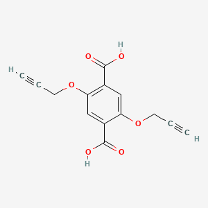 2,5-Bis[(prop-2-yn-1-yl)oxy]benzene-1,4-dicarboxylic acid