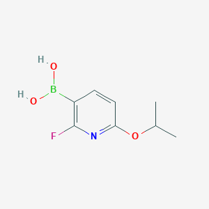 molecular formula C8H11BFNO3 B1440638 2-Fluoro-6-isopropoxypyridine-3-boronic acid CAS No. 1637749-71-3