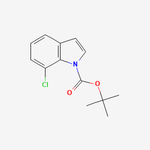 molecular formula C13H14ClNO2 B1440639 tert-Butyl 7-chloro-1H-indole-1-carboxylate CAS No. 1004558-41-1