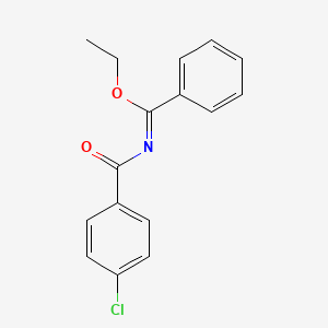 Ethyl N-(4-chlorobenzoyl)benzenecarboximidate