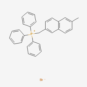 molecular formula C30H26BrP B14406416 [(6-Methylnaphthalen-2-yl)methyl](triphenyl)phosphanium bromide CAS No. 85388-24-5