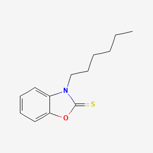 3-Hexyl-1,3-benzoxazole-2(3H)-thione