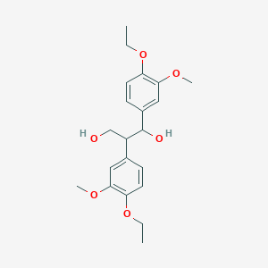 1,2-Bis(4-ethoxy-3-methoxyphenyl)propane-1,3-diol