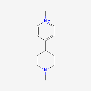 Pyridinium, 1-methyl-4-(1-methyl-4-piperidinyl)-