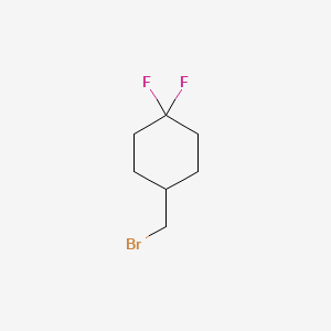 molecular formula C7H11BrF2 B1440650 4-(Bromomethyl)-1,1-difluorocyclohexane CAS No. 858121-94-5
