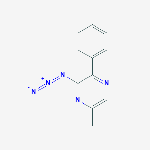 3-Azido-5-methyl-2-phenylpyrazine