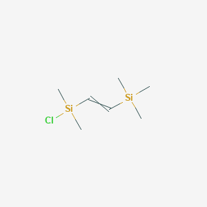 Chloro(dimethyl)[2-(trimethylsilyl)ethenyl]silane