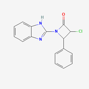 1-(1H-Benzimidazol-2-yl)-3-chloro-4-phenylazetidin-2-one