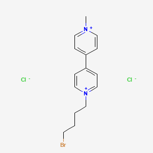 1-(4-Bromobutyl)-1'-methyl-4,4'-bipyridin-1-ium dichloride