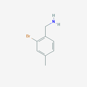 molecular formula C8H10BrN B1440677 2-溴-4-甲基苄胺 CAS No. 865718-75-8