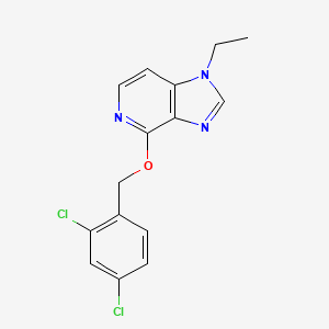 4-[(2,4-Dichlorophenyl)methoxy]-1-ethyl-1H-imidazo[4,5-c]pyridine