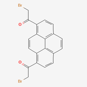 2-Bromo-1-(8-(2-bromoacetyl)pyren-1-yl)ethanone