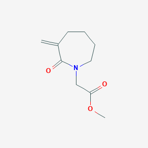 Methyl (3-methylidene-2-oxoazepan-1-yl)acetate