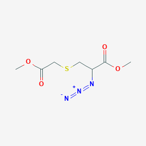 Methyl 2-azido-3-[(2-methoxy-2-oxoethyl)sulfanyl]propanoate