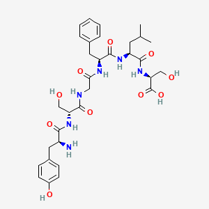 L-Tyrosyl-D-serylglycyl-L-phenylalanyl-L-leucyl-L-serine