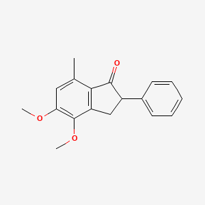 4,5-Dimethoxy-7-methyl-2-phenyl-2,3-dihydro-1H-inden-1-one