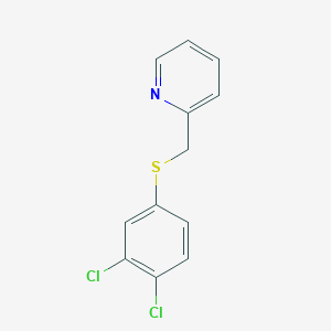 2-{[(3,4-Dichlorophenyl)sulfanyl]methyl}pyridine