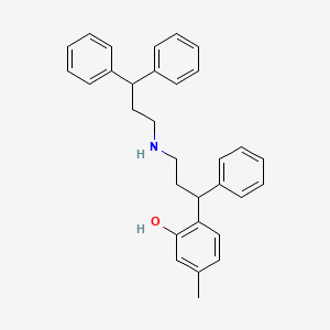 2-{3-[(3,3-Diphenylpropyl)amino]-1-phenylpropyl}-5-methylphenol