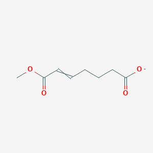 7-Methoxy-7-oxohept-5-enoate