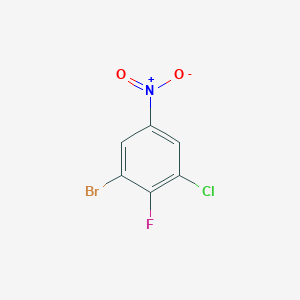 molecular formula C6H2BrClFNO2 B1440696 1-溴-3-氯-2-氟-5-硝基苯 CAS No. 1330583-70-4